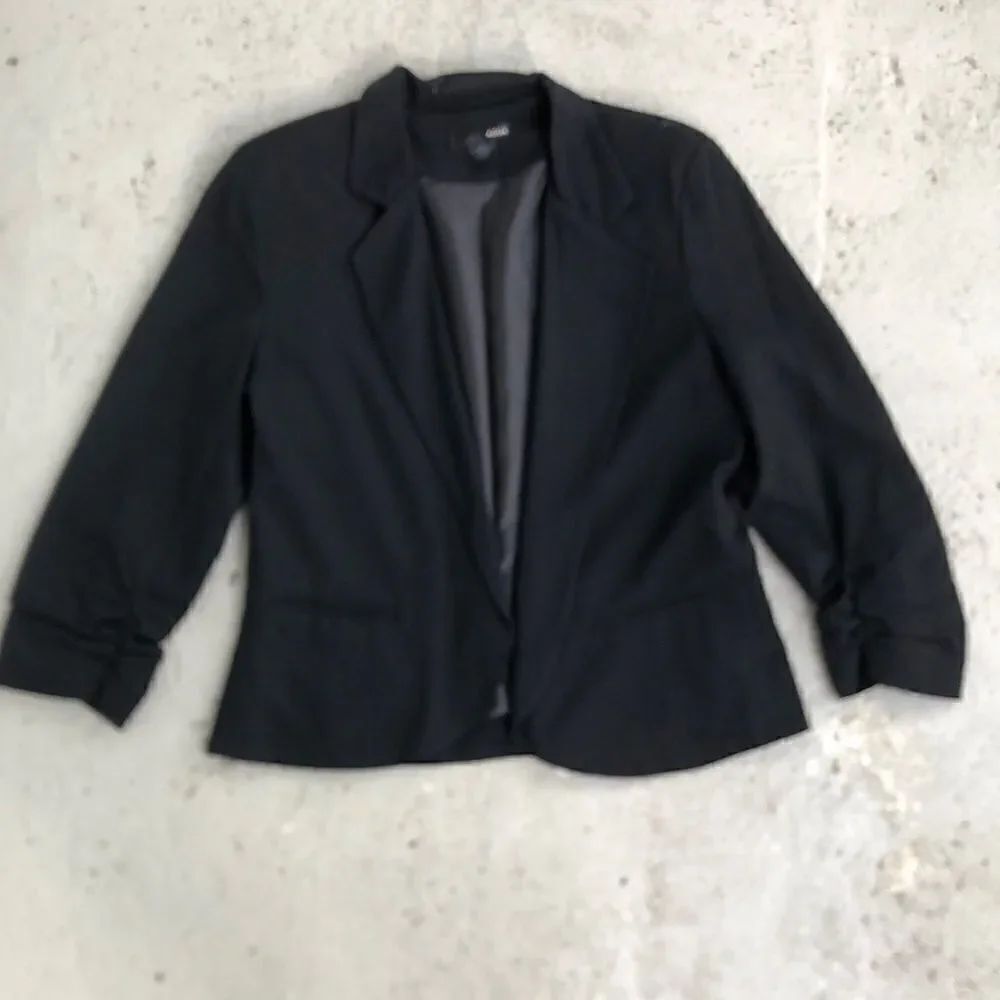 Aqua 3/4 sleeve jacket